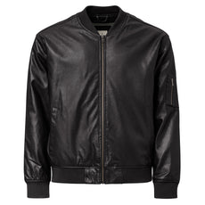 Leather Bomber Jacket - Mein Shop